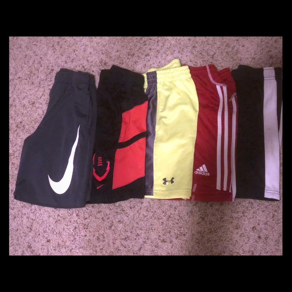 Boys Nike, Under Armor, Adidas and OshKosh shorts